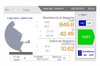 DESGARRÓMETRO AUTOMÁTICO DIGITAL (Tipo Elmendorf) (DEA-100) - IDM