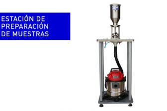 EQUIPO PARA LA DETERMINACIÓN DEL VOLUMEN ESPECÍFICO Y LA CAPACIDAD DE ABSORCIÓN DE PASTA FLUFF - IDM
