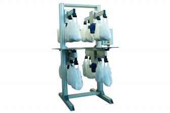 EQUIPMENT FOR MEASURING THE TRANSPORT CAPACITY OF FLEXIBLE MATERIAL BAGS - (8 or 16 stations) - IDM