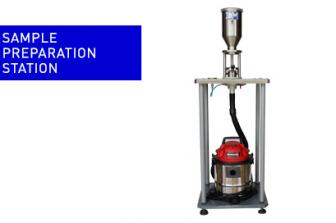 UNIT FOR DETERMINATION OF SPECIFIC VOLUME AND ABSORPTION PROPERTIES OF FLUFF PULP