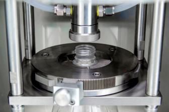 Device for testing the resistance to expansion and explosion of pet bottles (PBBT-2) - AT2E