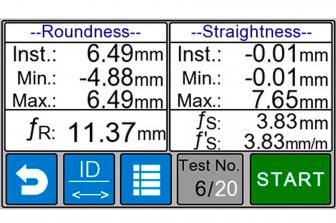 CONCENTRICITY and STRAIGHTNESS TESTER FOR CORES (CRM-10) - IDM
