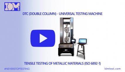 ⛓️ Ensayo de tracción de materiales metálicos con nuestra Máquina Universal de Ensayos DTC-100.
