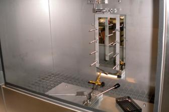TEST CABINET for fire reaction with SMALL FLAME (AA06) - Noselab