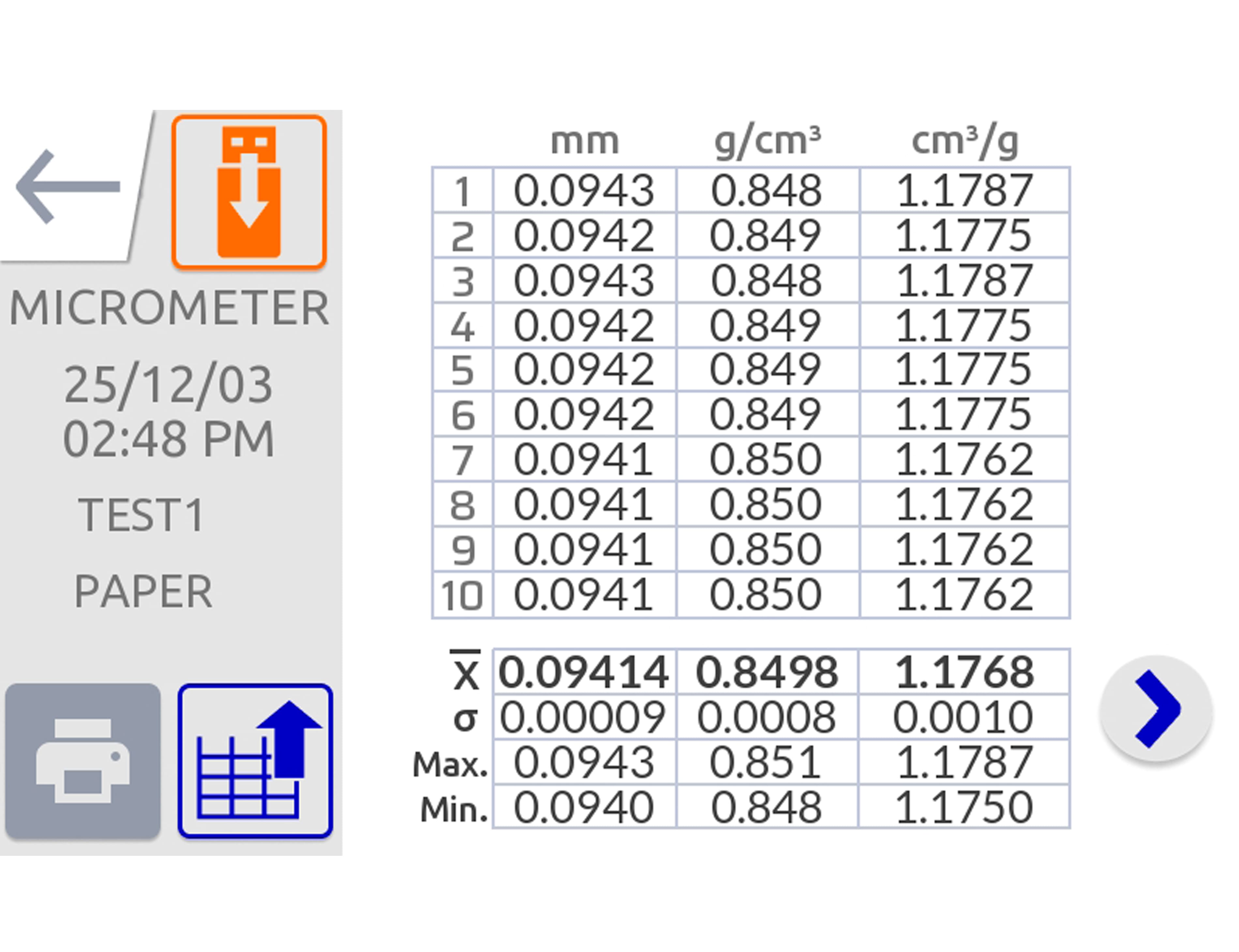 Micrometl Mb UNIVERSAL (MU) AND SPECIFIC (ME) ELECTRIC MICROMETER - IDM | IDM Test